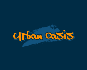 Urban Art Painting Business logo design