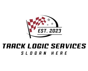 Motorsports Racing Flag logo