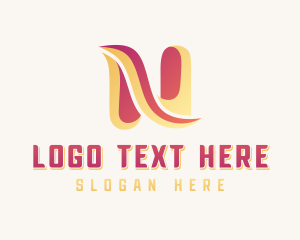 Design Studio Letter N logo