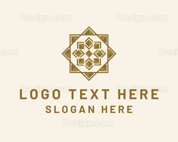 Floor Tile Pattern Logo