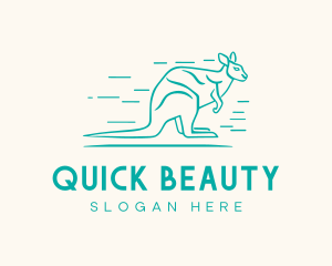 Fast Aussie Kangaroo logo