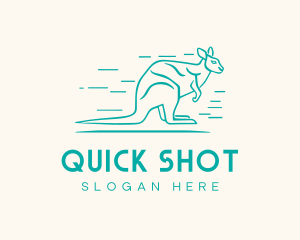 Fast Aussie Kangaroo logo design