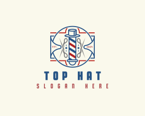 Barbershop Grooming Scissors logo design