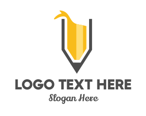 Copywriting - Yellow Pencil Splash logo design