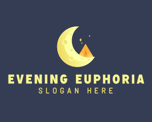 Yellow Moon Tent logo design