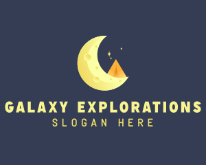 Yellow Moon Tent logo design