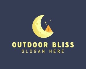 Yellow Moon Tent logo design