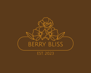 Floral Flower Gardening logo design