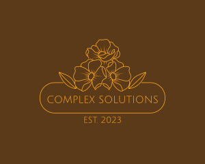 Floral Flower Gardening logo design