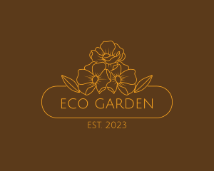 Floral Flower Gardening logo design