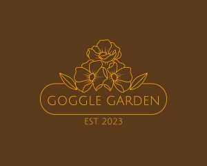 Floral Flower Gardening logo design