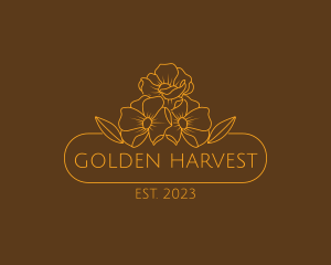 Floral Flower Gardening logo design