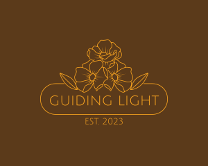 Floral Flower Gardening logo design