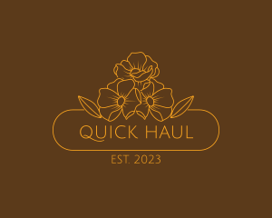 Floral Flower Gardening logo design