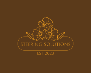 Floral Flower Gardening logo design