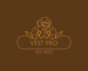 Floral Flower Gardening logo design