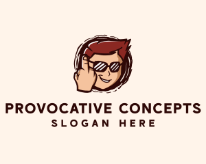 Glasses Guy Profanity logo