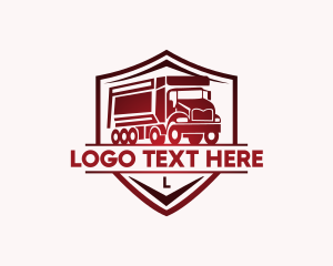 Delivery Truck Transportation logo