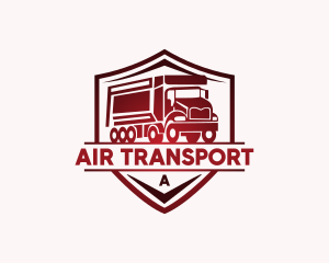 Delivery Truck Transportation logo design