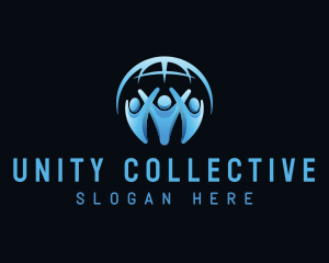 Corporate Unity People logo design