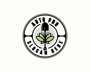 Garden Shovel Plant logo