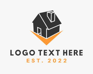 House Real Estate Contractor logo