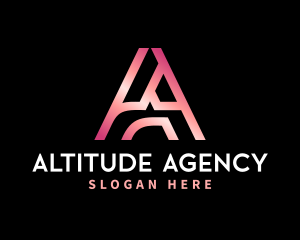 Luxury Agency Letter A logo