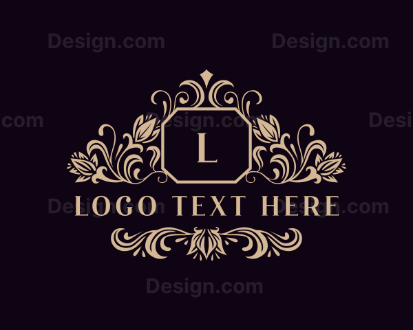 Stylish Wedding Florist Logo