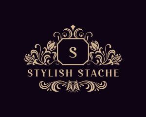 Stylish Wedding Florist logo design