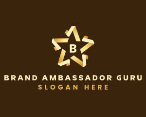 Premium Star Fold logo design