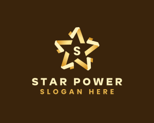 Premium Star Fold logo design