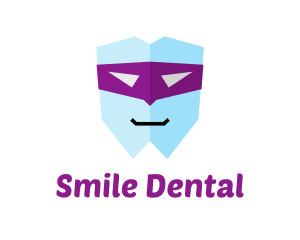 Tooth Mask eHero logo design