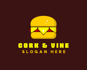 Diner Crown Burger logo design