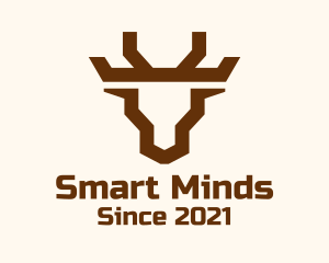 Geometric Minimalist Buffalo logo