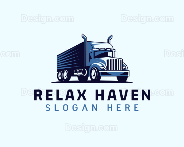 Trucking Cargo Transport Logo