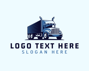 Trucking Cargo Transport Logo