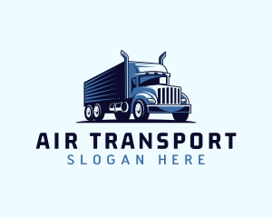 Trucking Cargo Transport logo design