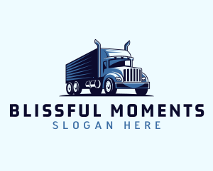 Trucking Cargo Transport logo design