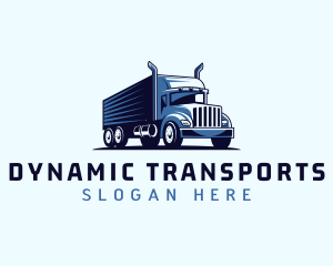 Trucking Cargo Transport logo design