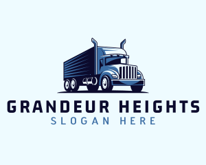 Trucking Cargo Transport logo design