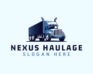 Trucking Cargo Transport logo design