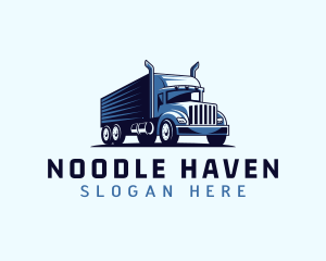 Trucking Cargo Transport logo design