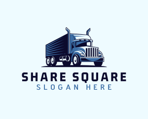 Trucking Cargo Transport logo design