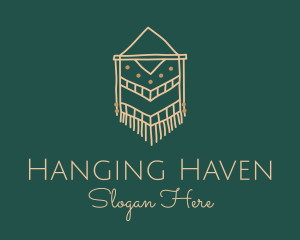 Hanging Wall Tapestry logo design