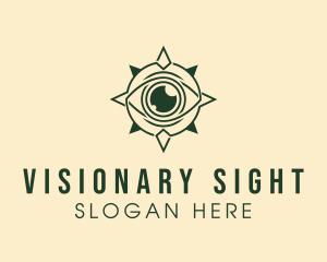 Eye Lens Navigator logo design