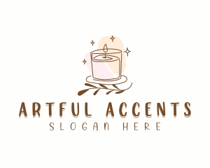 Aromatherapy Scented Candle logo design