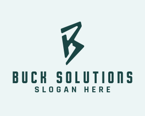 Industrial Company Letter B logo design