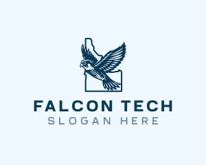 Idaho Falcon Bird logo design