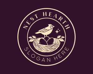 Bird Egg Nest  logo