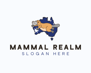 Australia Platypus Animal logo
